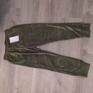 Leggings park gold joggers size large/XL